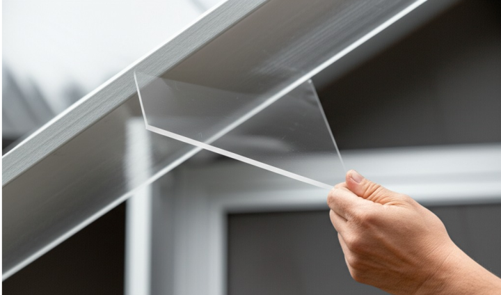 Remplacement de plaque polycarbonate, Condrieu