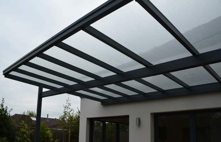 Toit de véranda en plexiglass Givors
