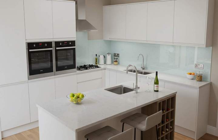 Fourniture et installation de crédences pour cuisine et salle de bain