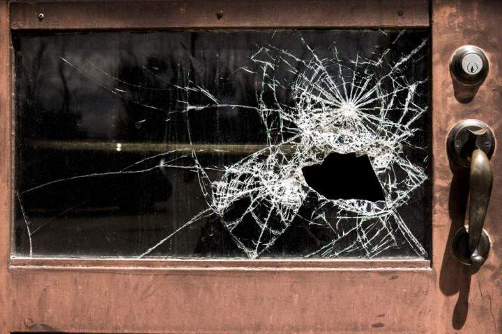 vitre cassée
